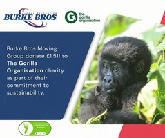 Burke Bros Donate £1,511 to the Gorilla Organization